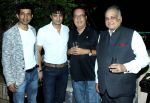 vineet kumar singh,rahul bhat,pravin nishcha & t p aggarwall at a surprise birthday party for Sudhir Mishra by Rahul Bhat in Mumbai on 22nd Jan 2014